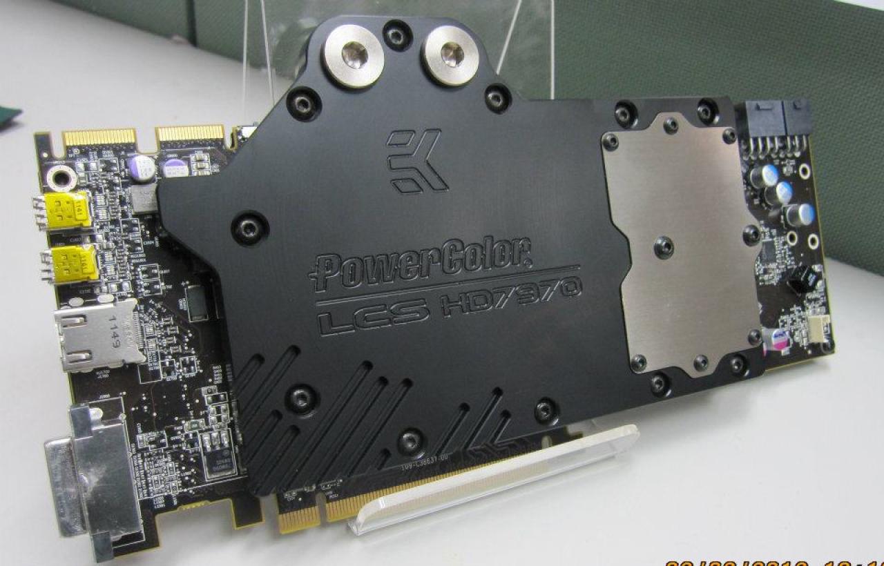 [02/02/2012] HD 7000: Wassergekühlte HD 7970 LCS von Powercolor im Anmarsch