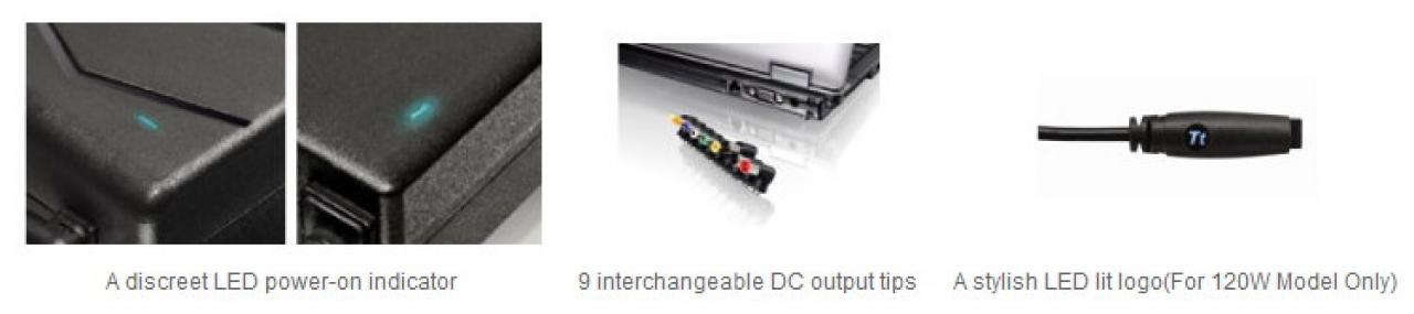 [20/02/2012] Toughpower 90 W und 120 W: neue Notebook-Netzteile von Thermaltake. (2)
