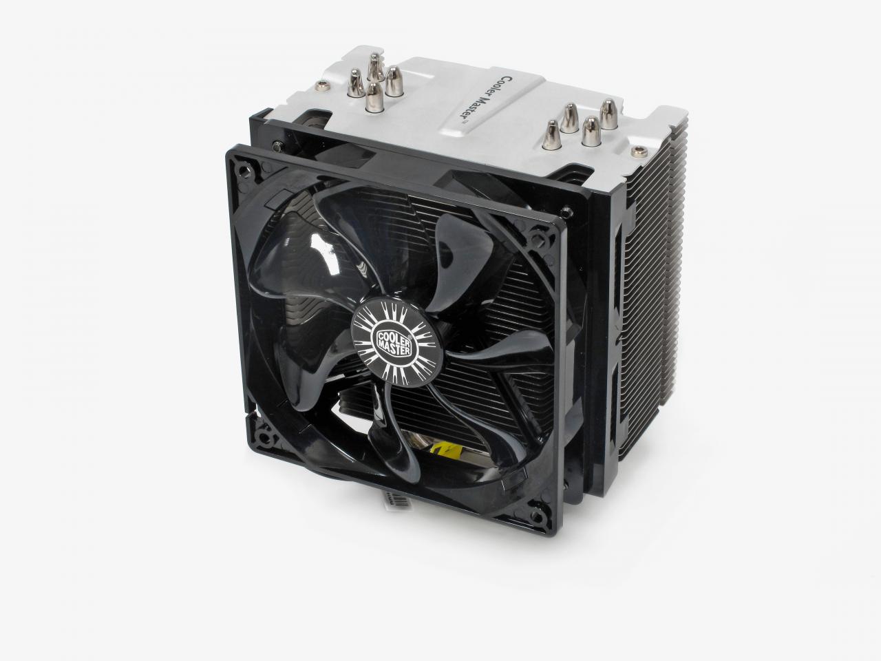 [21/03/2012] Cooler Master Hyper 412S, Note: 2,43 - CPU-Temperatur (Lüfterdrehzahl in %): 46,2 (100%)/47,6 (75%)/49,5 (50%) °C, Lautheit (Lüfterdrehzahl in %): 0,9 (100%)/0,4 (75%)/0,1 (50%) Sone, PCGH-Preisvergleich