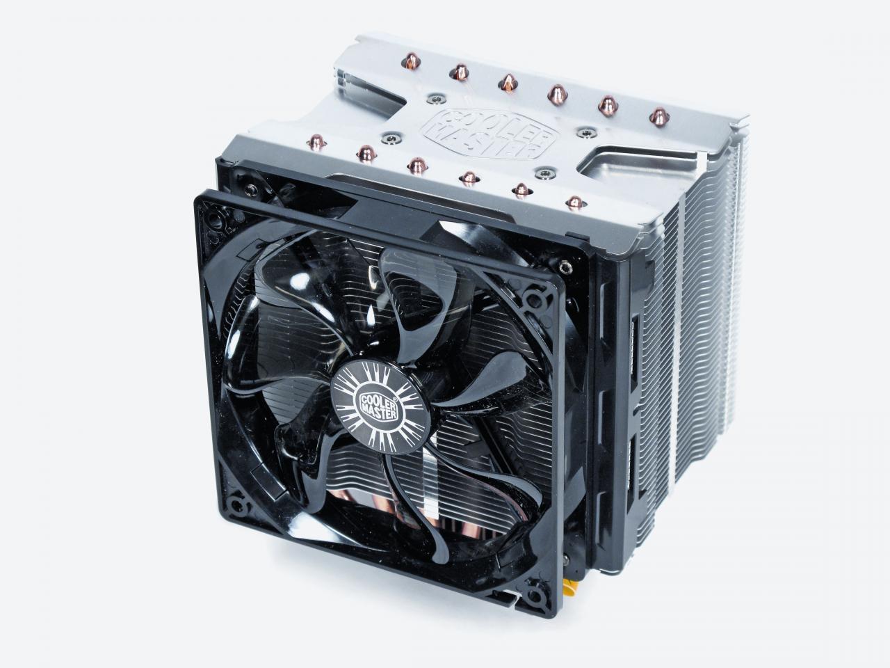 [21/03/2012] Cooler Master Hyper 612 S, Note: 2,37 - CPU-Temperatur (Lüfterdrehzahl in %): 43,8 (100%)/45,2 (75%)/48,3 (50%) °C, Lautheit (Lüfterdrehzahl in %): 1,3 (100%)/0,5 (75%)/0,2 (50%) Sone, PCGH-Preisvergleich