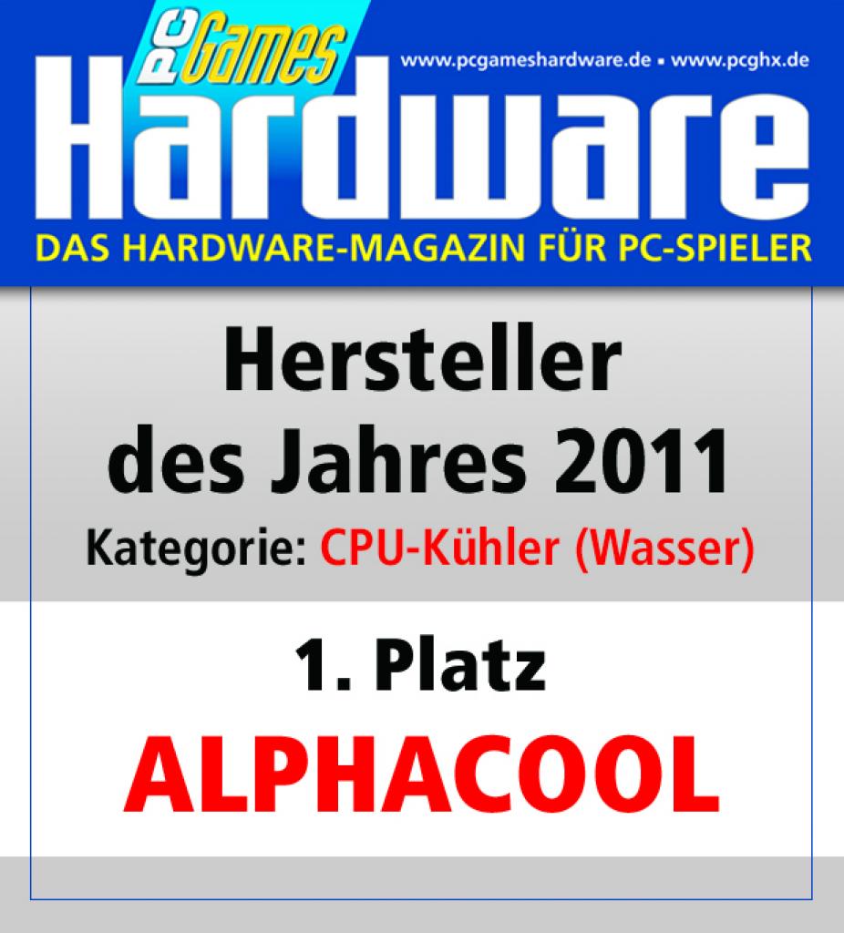 [08/03/2012] CPU-Kühler (Wasser) Platz 1: Alphacool 