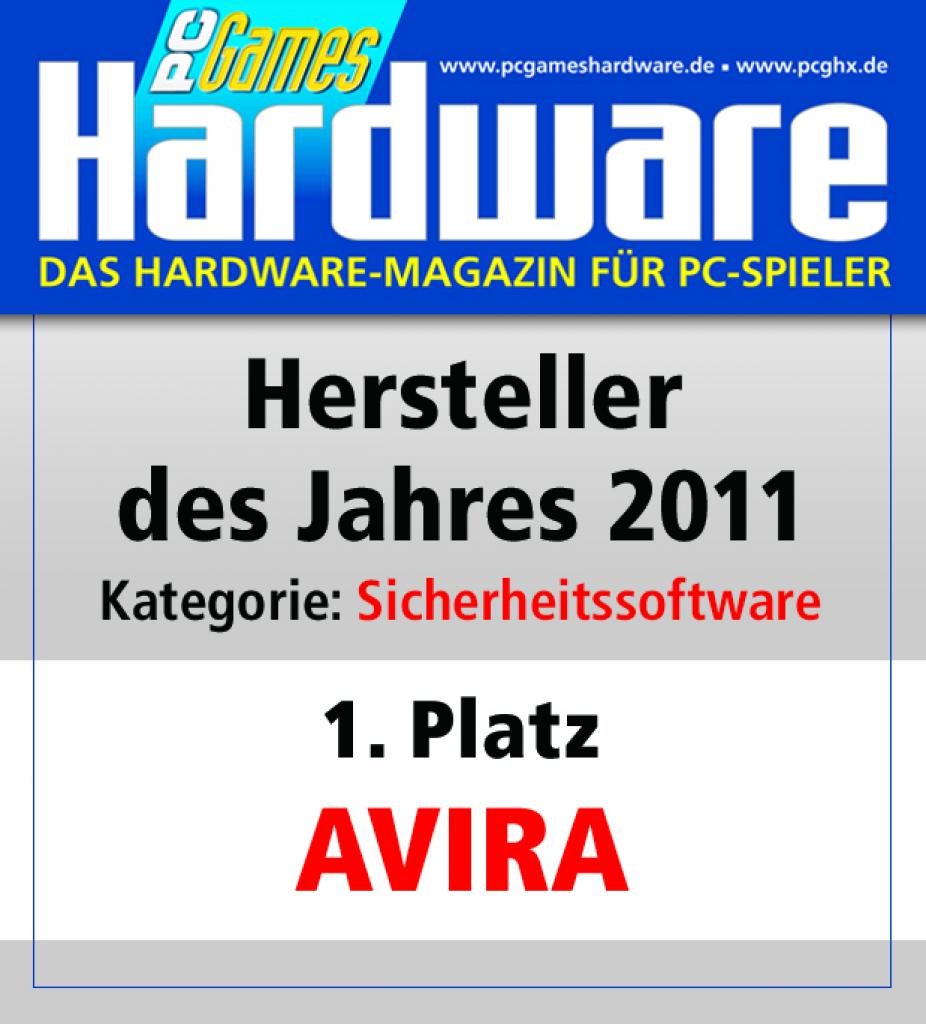 [08/03/2012] Sicherheitssoftware Platz 1: Avira 