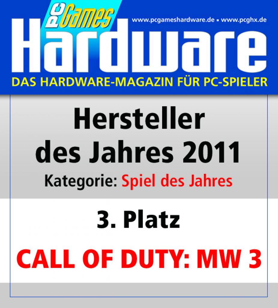 [08/03/2012] Spiel des Jahres Platz 3: Call of Duty MW 3