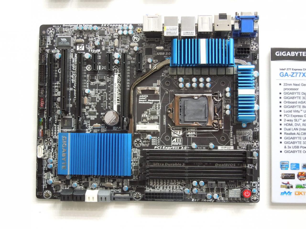 [05/03/2012] Cebit 2012: Mainboards mit Z77, H77 und Z57 von Gigabyte für Intel Ivy Bridge (8)