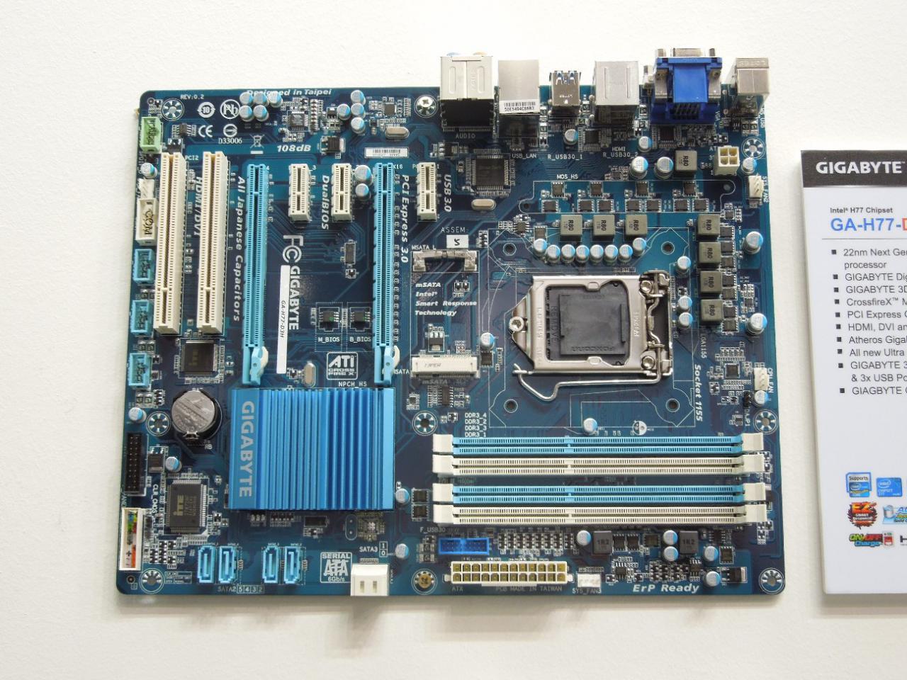 [05/03/2012] Cebit 2012: Mainboards mit Z77, H77 und Z57 von Gigabyte für Intel Ivy Bridge (18)