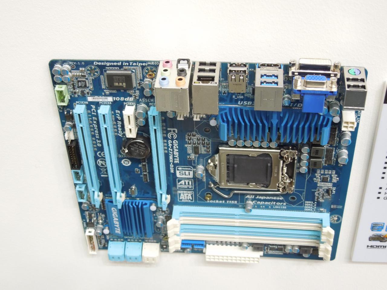 [05/03/2012] Cebit 2012: Mainboards mit Z77, H77 und Z57 von Gigabyte für Intel Ivy Bridge (29)