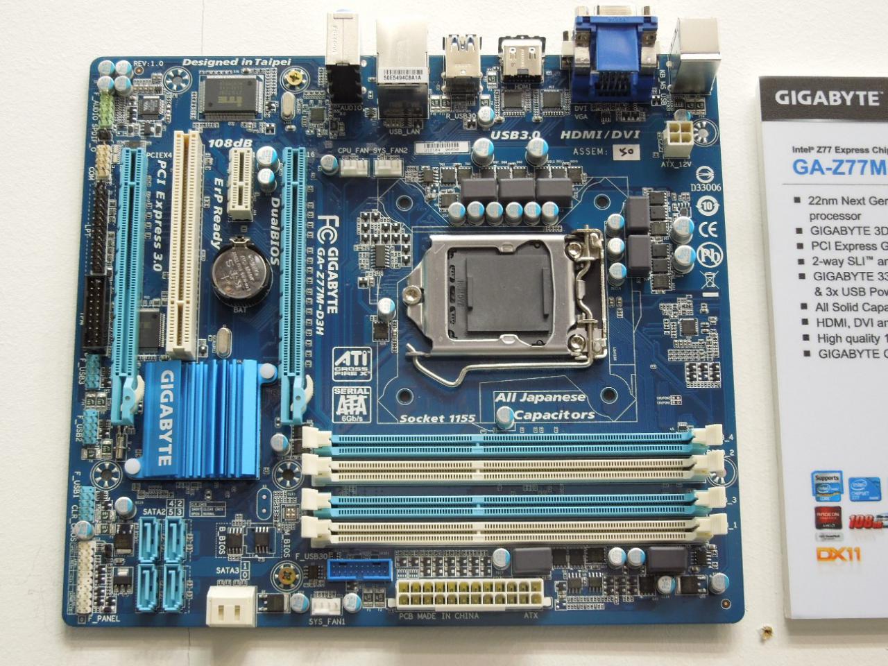 [05/03/2012] Cebit 2012: Mainboards mit Z77, H77 und Z57 von Gigabyte für Intel Ivy Bridge (31)