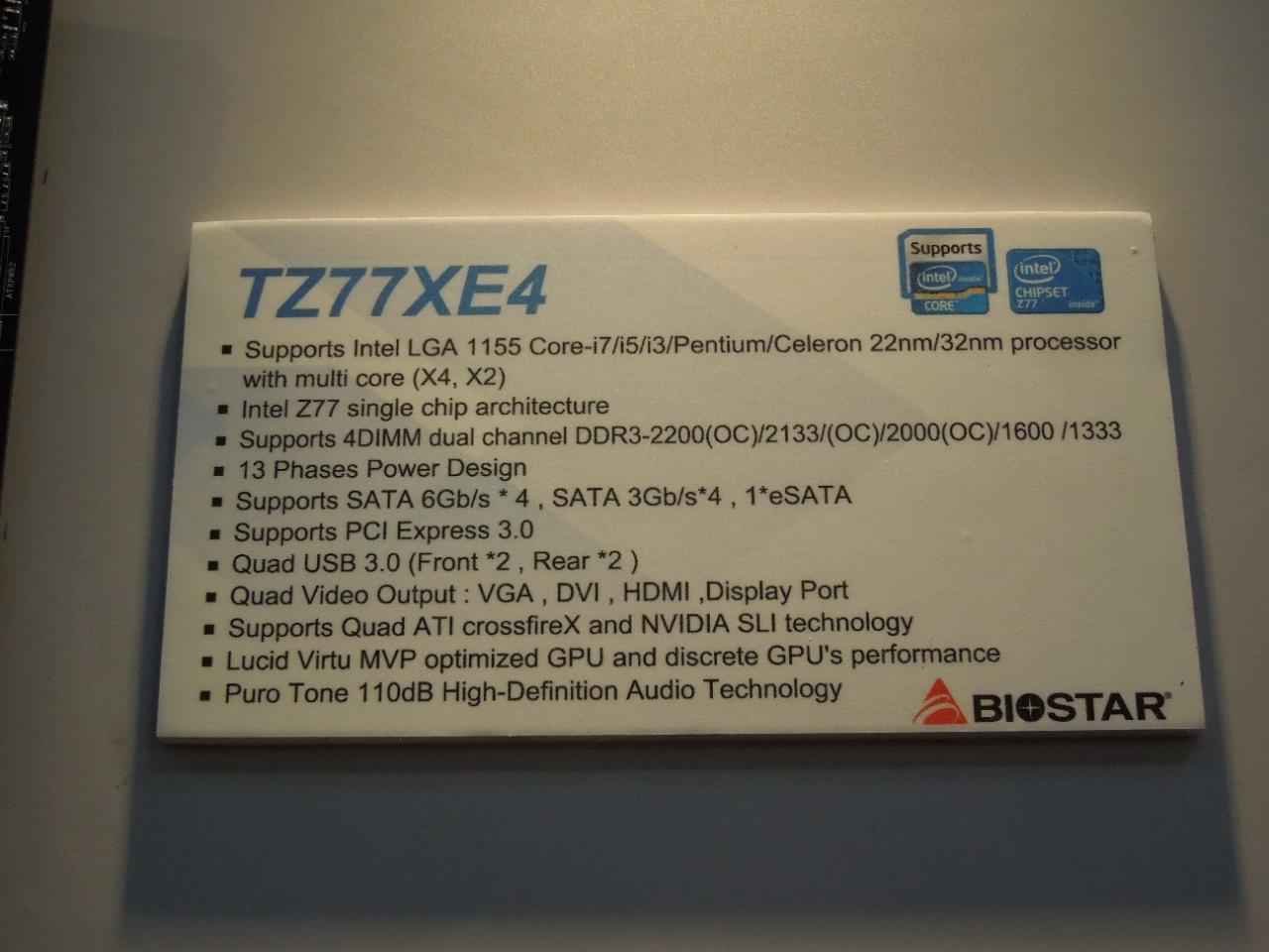 [05/03/2012] Biostar TZ77XE4