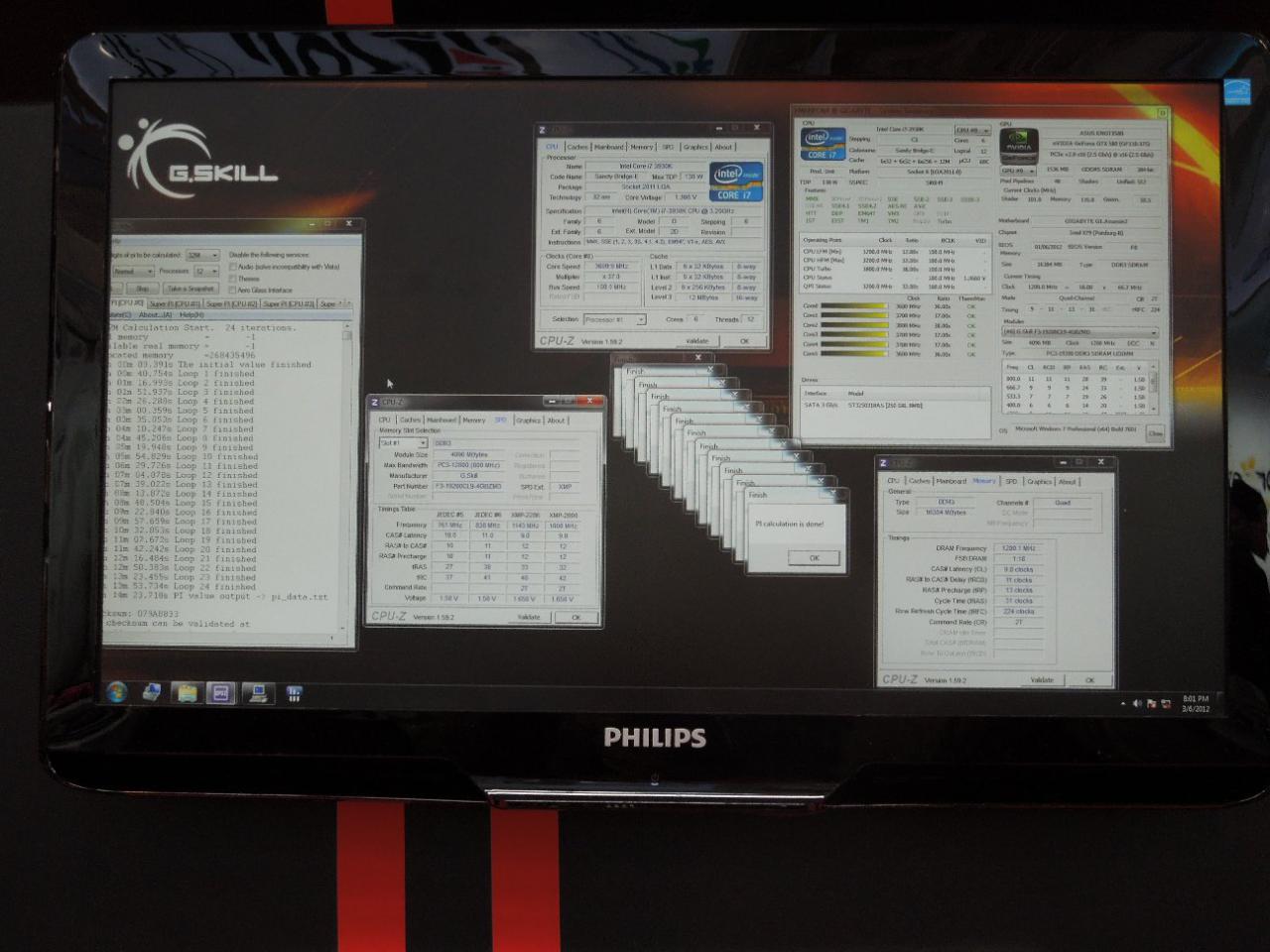 [06/03/2012] Cebit 2012: G.Skill zeigt 32 GByte DDR3-2133 auf Z77 und weitere Overclocking-Ergebnisse (12)