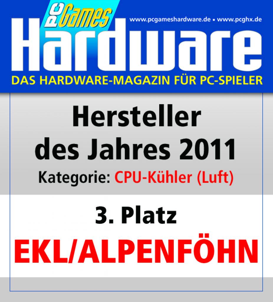 [08/03/2012] CPU-Kühler (Luft) Platz 3: EKL 