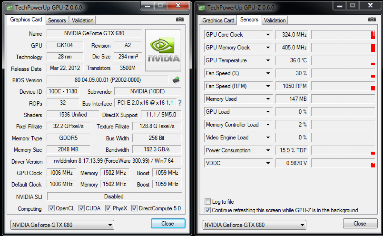 [22/03/2012] Geforce GTX 680: Spec