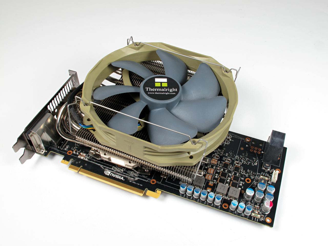 [27/03/2012] Geforce GTX 680 + Thermalright Shaman: Die Kombination erlaubt 50 Grad Celsius GPU-Temperatur und viel Spielraum nach oben.