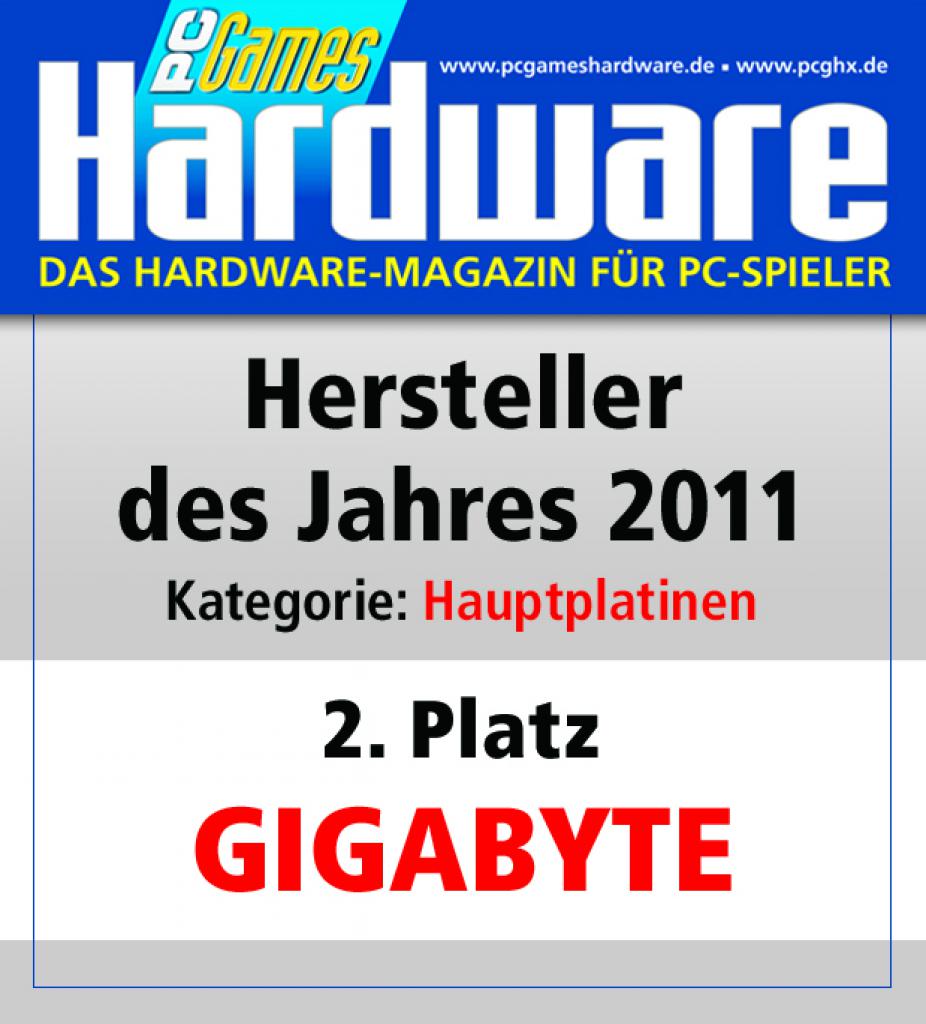 [08/03/2012] Hauptplatinen Platz 2: Gigabyte 