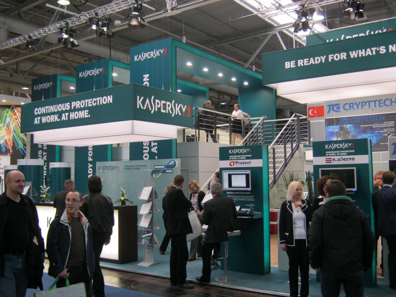 [06/03/2012] Cebit-Stand 2012 von Kaspersky (1)
