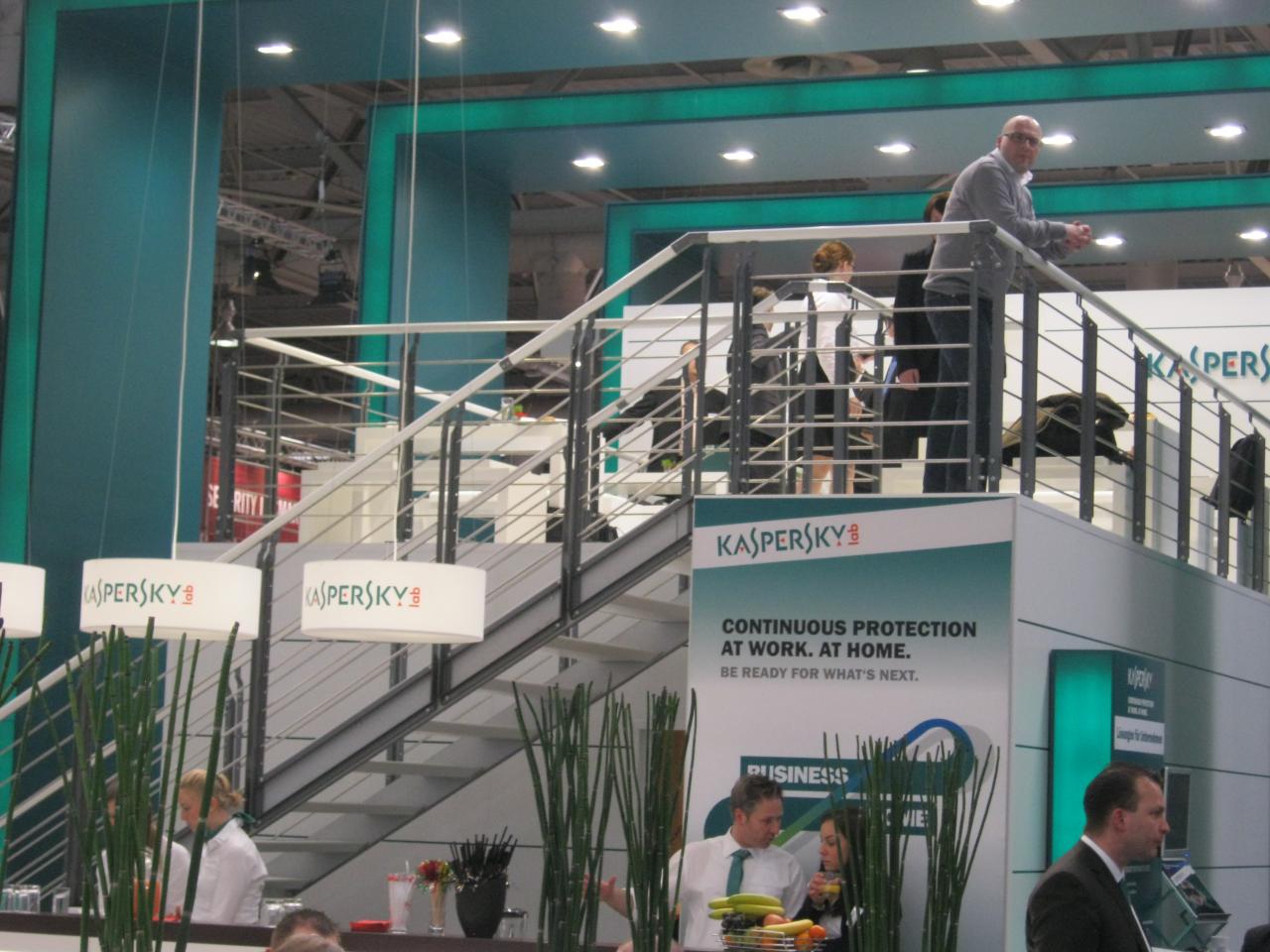 [06/03/2012] Cebit-Stand 2012 von Kaspersky (2)