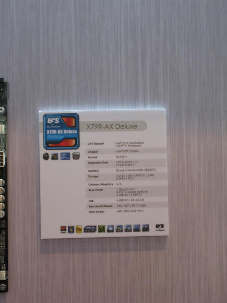 [05/03/2012] Cebit 2012: Elitegroup-Mainboards: Von Z77 über X79 bis zum 990FX (2)