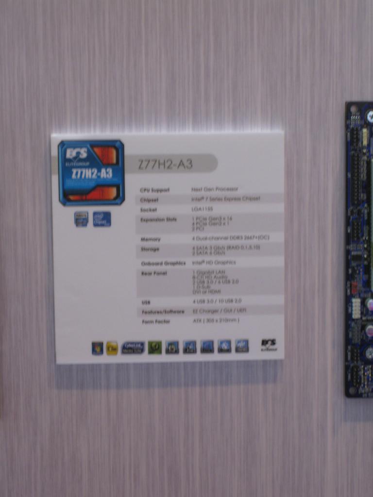 [05/03/2012] Cebit 2012: Elitegroup-Mainboards: Von Z77 über X79 bis zum 990FX (4)