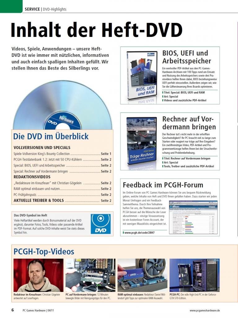 [02/03/2012] PC Games Hardware 04/2012: Inhalt der DVD Teil 1