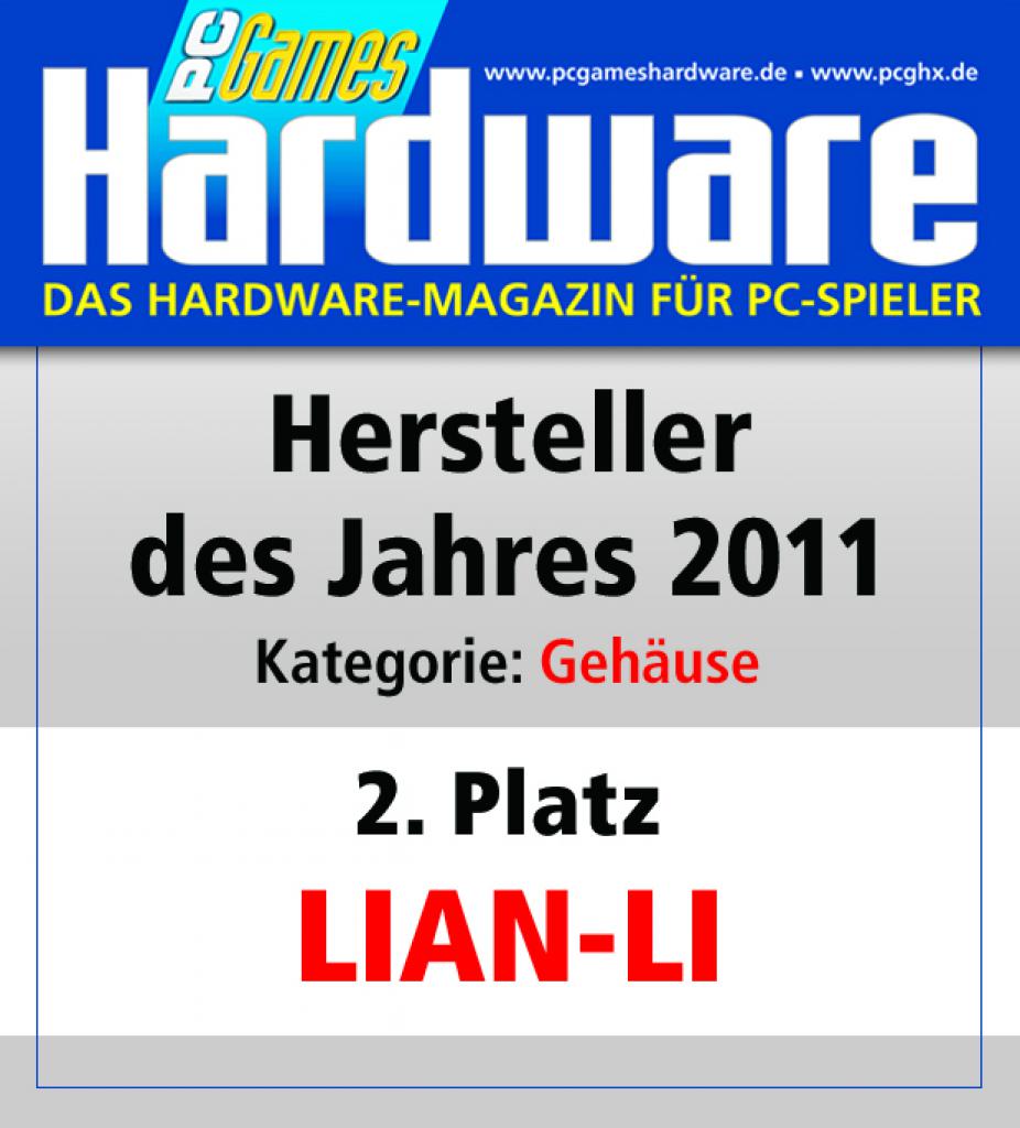 [08/03/2012] Gehäuse Platz 2: Lian Li 