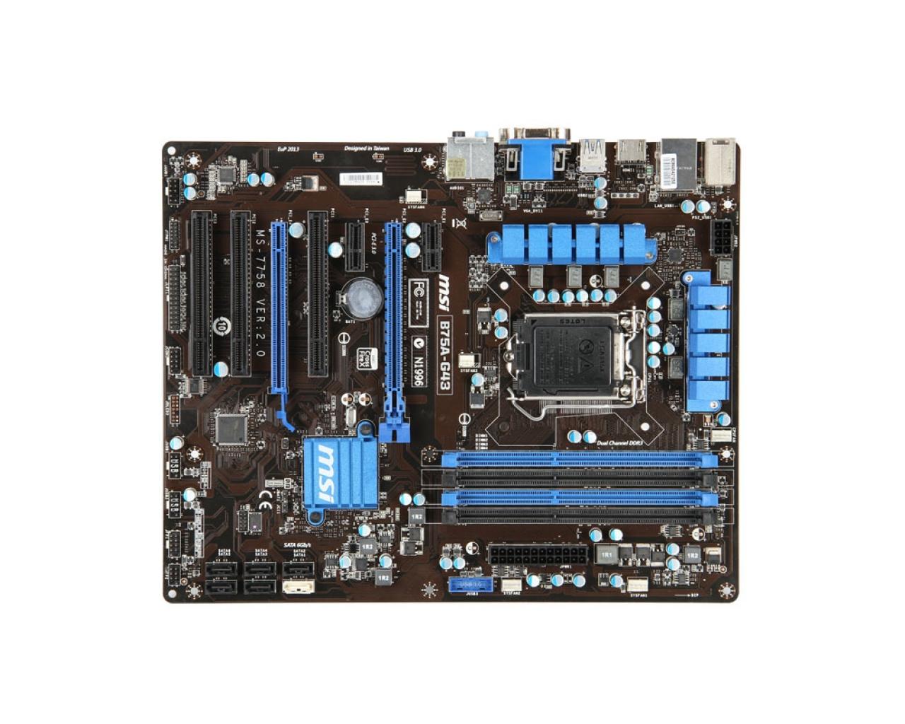 [28/03/2012] MSI zeigt das B75A-G43 für Ivy Bridge DT (1)