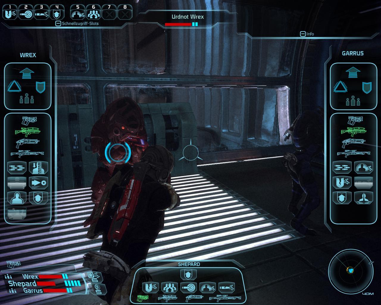[15/03/2012] RPG-Elemente: Mass Effect bot eine sehr große Auswahl an taktischen Möglichkeiten und Befehlen für die beiden Squad-Mitglieder. Der Spieler musste die Waffen, die Vorgehensweise und unzählige Spezial-Attacken richtig einstellen, damit die ganze Schlagkraft des Trupps zur Geltung kam.