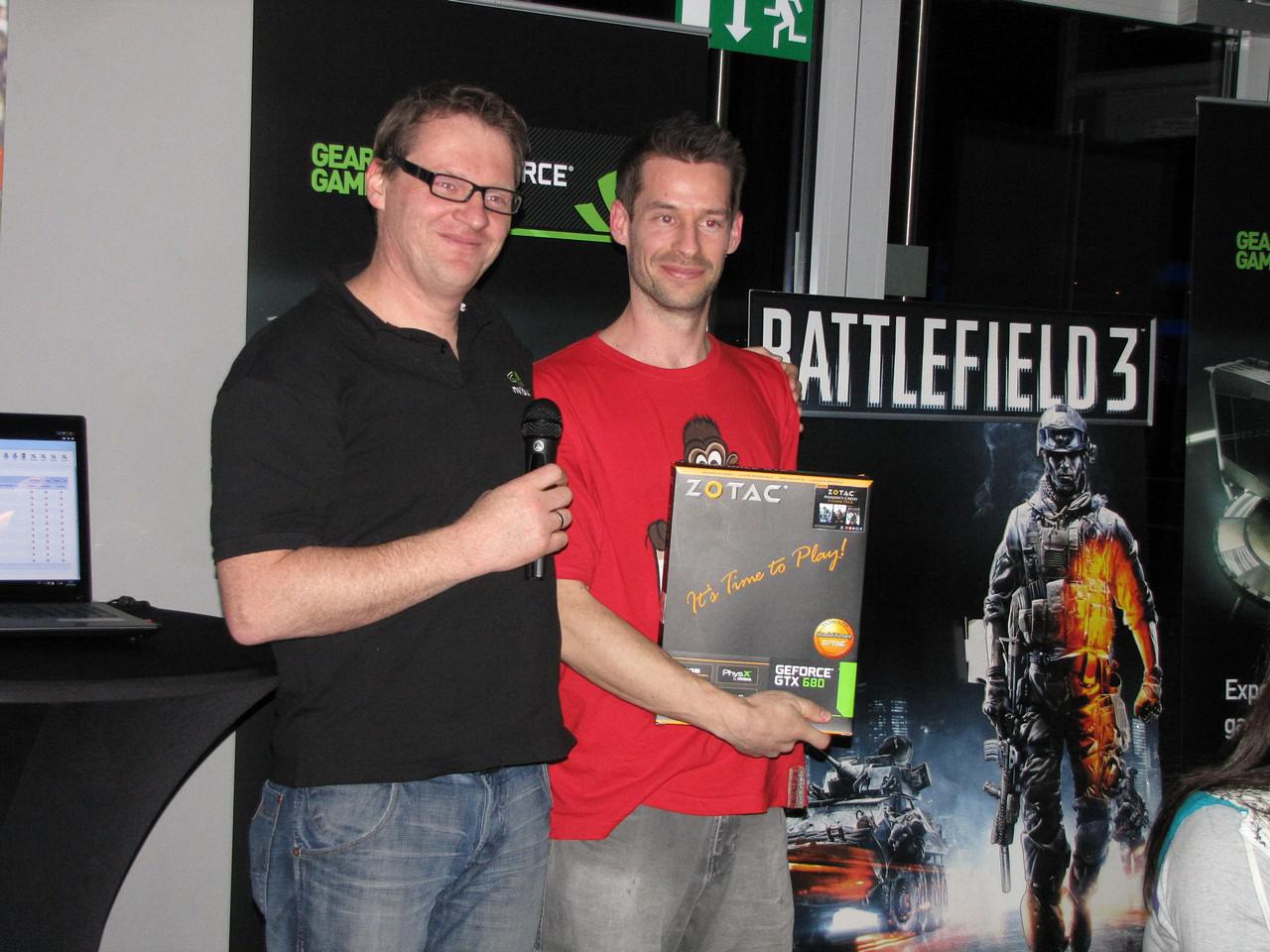 [24/03/2012] Der glückliche Gewinner der GTX 680 von Zotac.