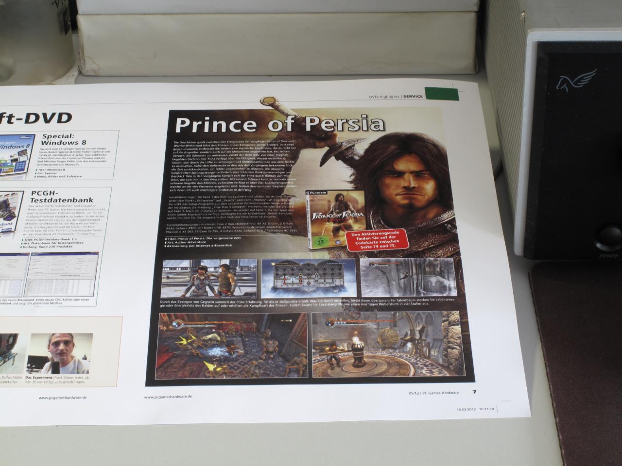 [16/03/2012] In der kommenden PCGH-Printausgabe erwartet Sie übrigens eine absolut hochkarätige Beilage. Freuen Sie sich auf Prince of Persia: Die vergessene Zeit.