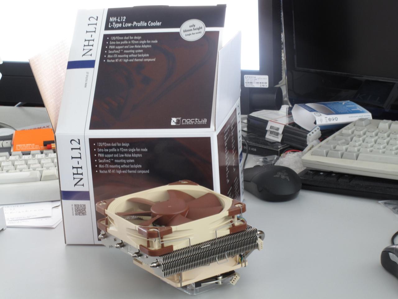 [09/03/2012] Stephan hingegen lässt munter CPU-Kühler auf Hochtouren laufen, besonders interessant ist dieses Modell von Noctua.