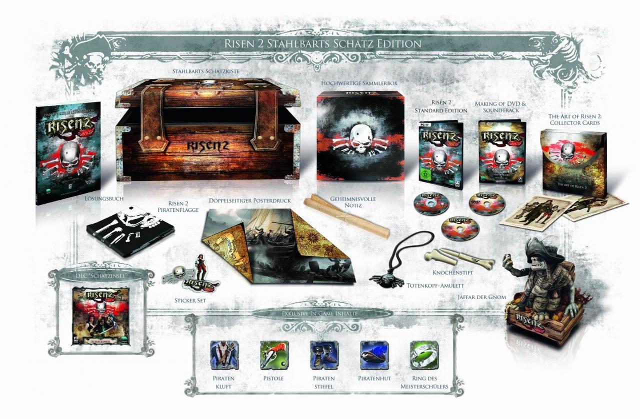 [05/03/2012] Risen 2: Limitierte Edition Stahlbarts Schatz 