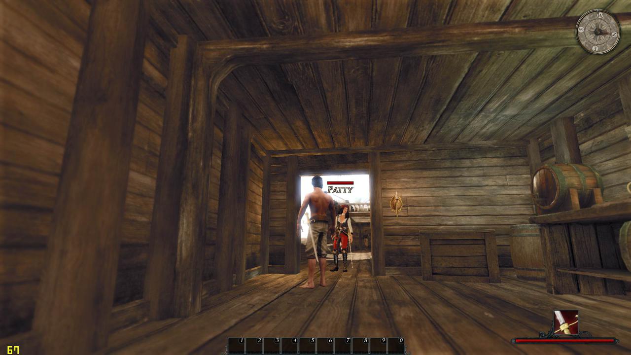 [08/03/2012] Auch Bloom-Effekte kommen in Risen 2 zum Einatz. Achten Sie auf den Ausgang, noch wirkt das Sonnenlicht von draußen extrrem hell...