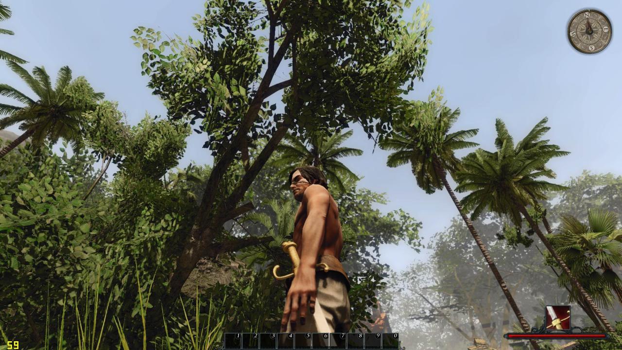 [08/03/2012] Die Kantenglättung im Spiel sorgt auch für Kantenglättung bei der Vegetation, zeichnet die Umgebung im Gegenzug allerdings auch weich.
