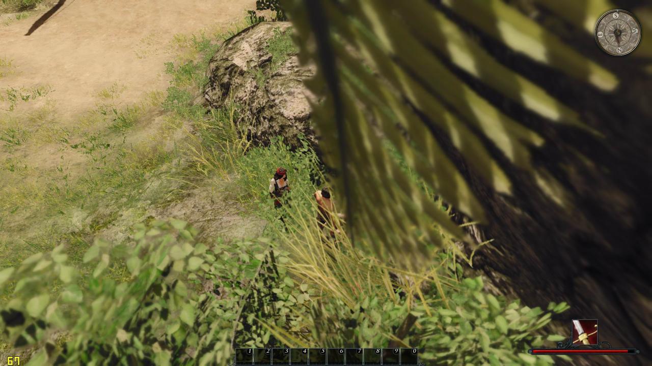 [08/03/2012] Die Kantenglättung im Spiel sorgt auch für Kantenglättung bei der Vegetation, zeichnet die Umgebung im Gegenzug allerdings auch weich.