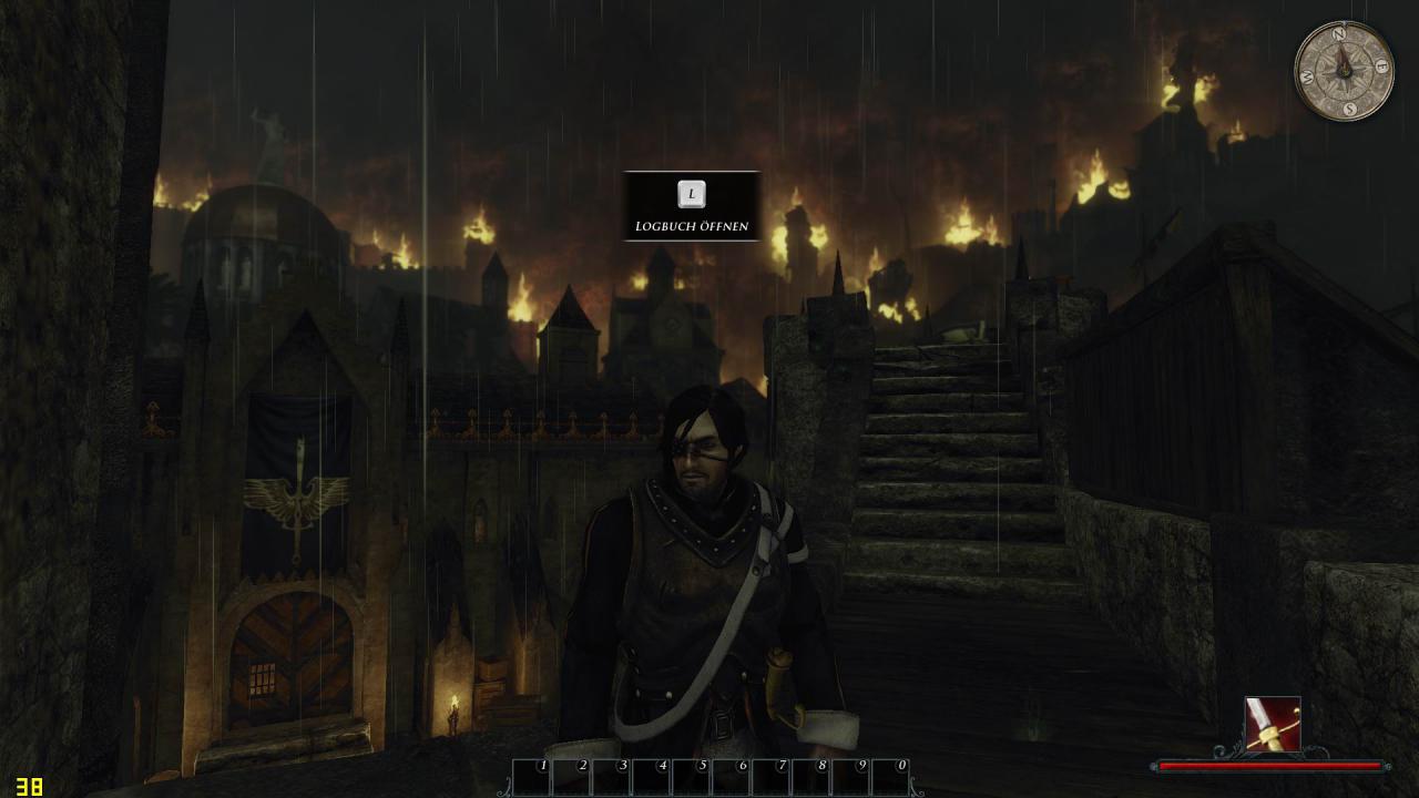 [08/03/2012] Das Level of Detail kommt leider viel zu stark zum Einsatz. Die Landschaft im Hintergrund wirkt aufgrund der Detailärme schon eher wie eine Bitmap.