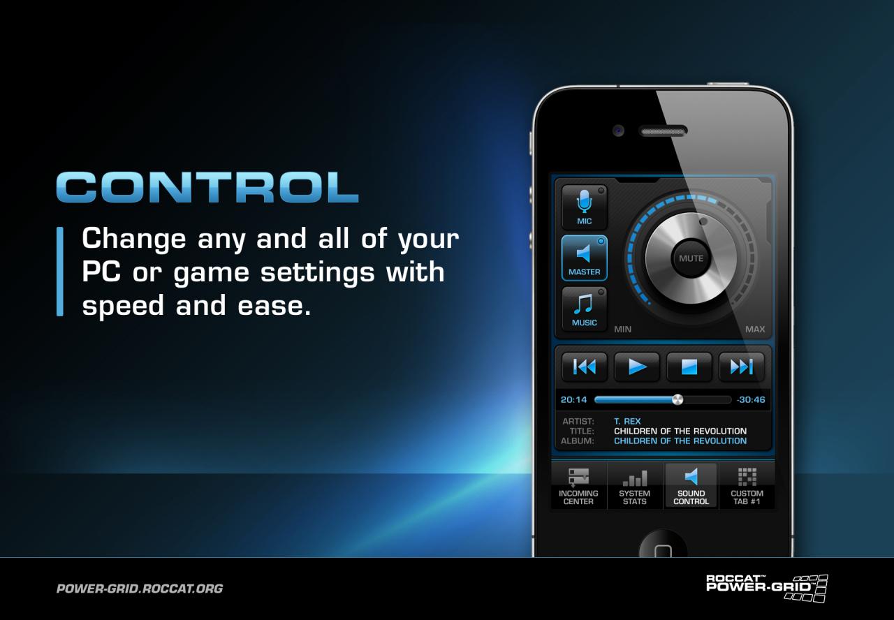 [06/03/2012] Roccat Power-Grid: Spiele- und Systemsteuerung via iPhone und iPad