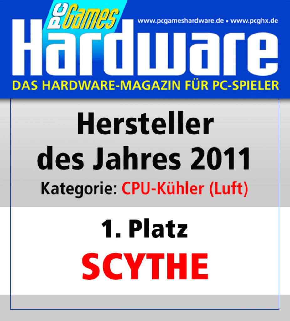 [08/03/2012] CPU-Kühler (Luft) Platz 1: Scythe 