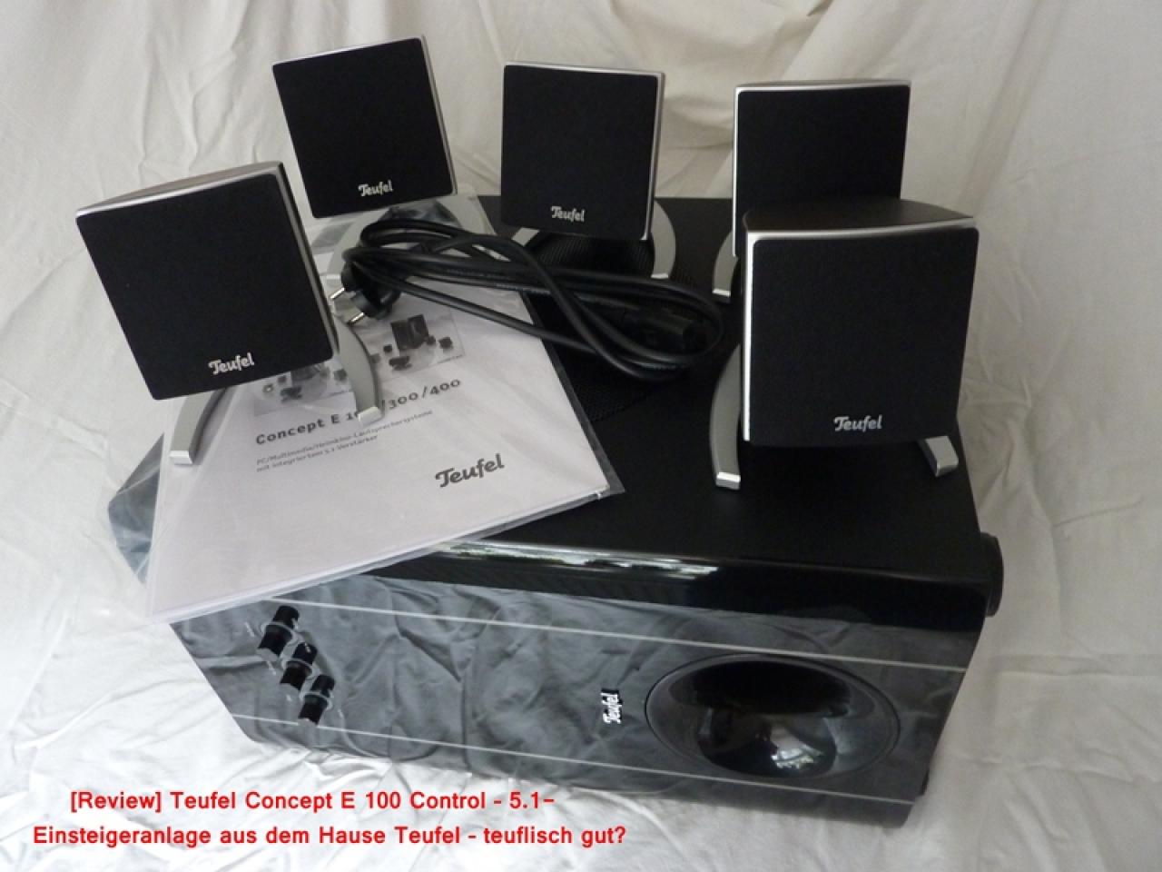 [20/03/2012] Soundsystem: Teufel Concept E 100 Control 5.1-Set im PCGHX-Review (3)