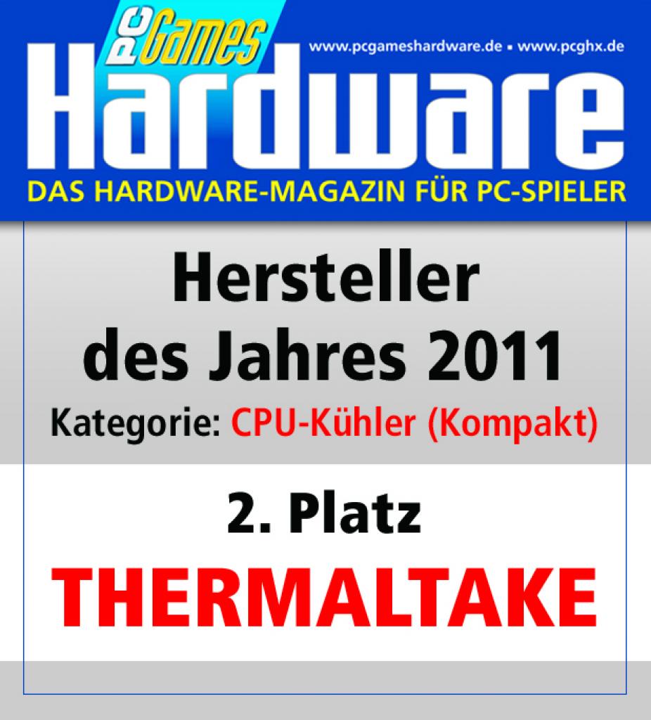 [08/03/2012] CPU-Kühler (Kompakt) Platz 2: Thermaltake 