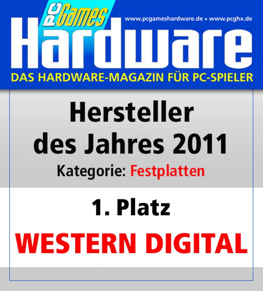 [08/03/2012] Festplatten Platz 1: Western Digital 