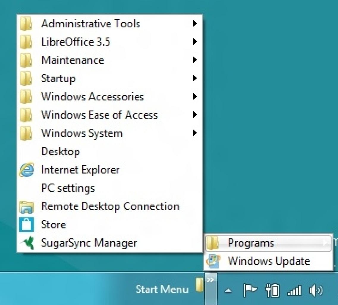 [06/03/2012] Windows 8: Die Rückkehr des Start-Menüs - über Umwege