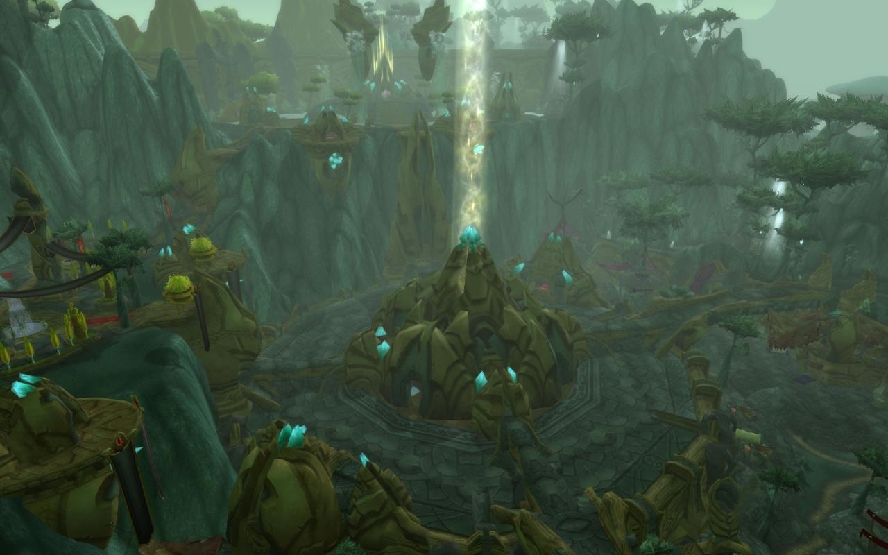 [19/03/2012] World of Warcraft - The Burning Crusade (2007): Die Stadt Shatrath ist die erste gemeinsame Hauptstadt von Horde und Allianz.
