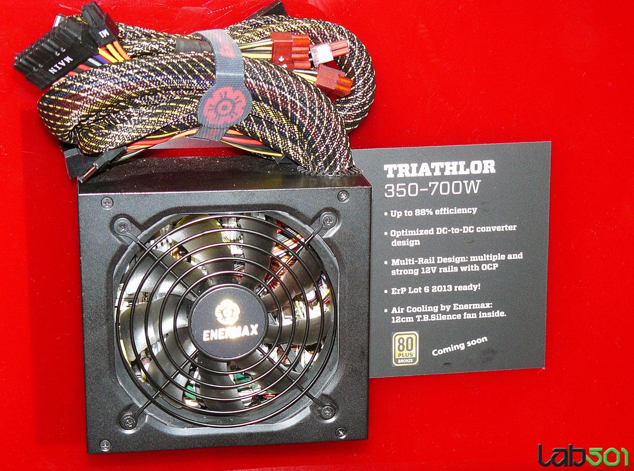 [07/03/2012] Cebit 2012: Enermax zeigt Triathlor- und 2.500-Watt-Netzteil für LED-Tafeln. (4)