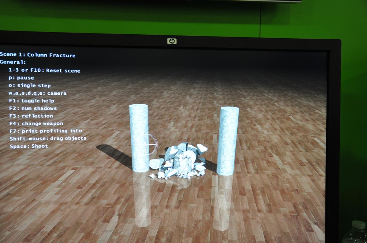 [09/03/2012] gdc 2012 san francisco nvidia physx fraction demo 4