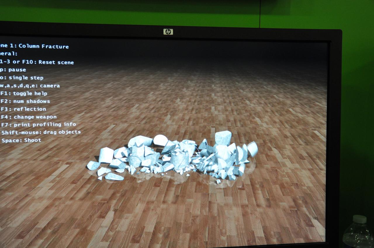 [09/03/2012] gdc 2012 san francisco nvidia physx fraction demo 6