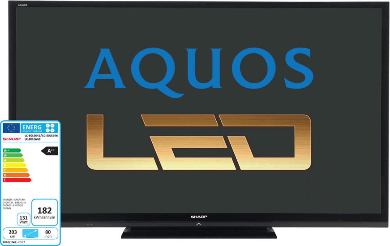 [28/03/2012] Der Sharp Aquos LC-80LE645E ist laut Sharp der größte LCD-Fernseher, der in Europa erhältlich ist. (4)