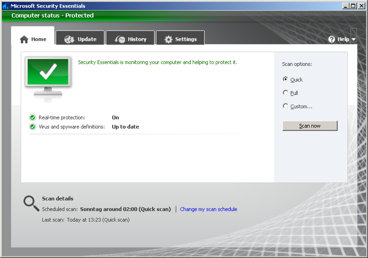 [23/03/2012] Microsoft veröffentlicht Security Essentials 4.0 Final
