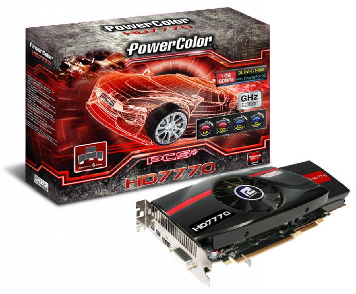[15/03/2012] Grafikkarten: Powercolor PCS+ HD 7770 GHz Edition mit Werksübertaktung vorgestellt