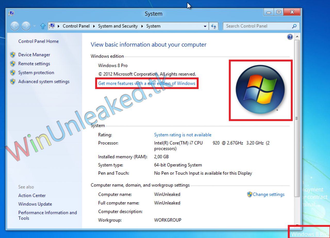 [30/03/2012] Microsoft plant anscheinend mehrere Versionen von Windows 8, die zum Teil wie ein Baukasten mit gewünschten Funktionen ergänzt werden können oder an einzelne Länder angepasst wurden. (14)