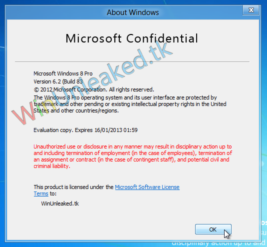 [30/03/2012] Microsoft plant anscheinend mehrere Versionen von Windows 8, die zum Teil wie ein Baukasten mit gewünschten Funktionen ergänzt werden können oder an einzelne Länder angepasst wurden. (15)