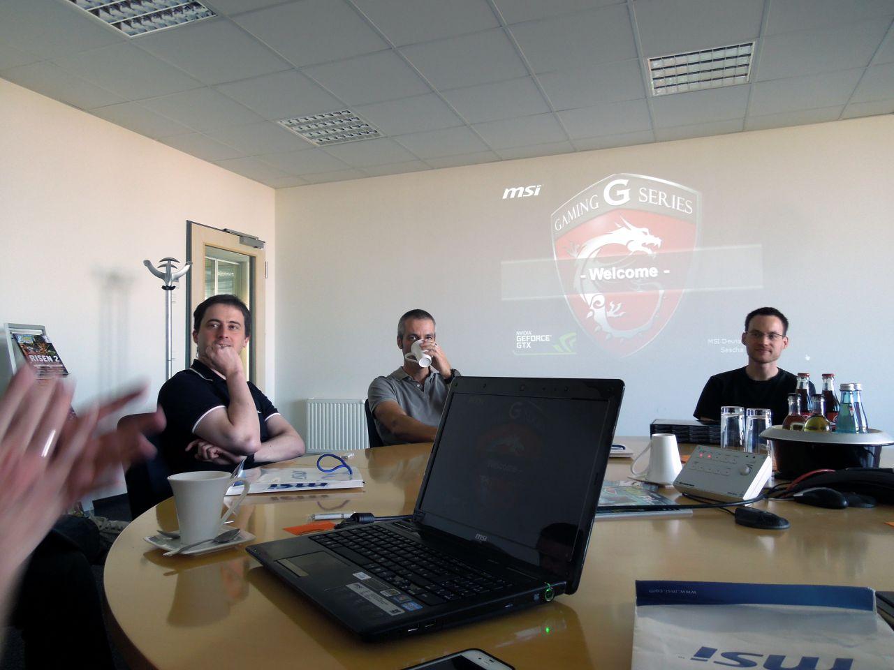 [27/04/2012] Besuch MSI: Der Hersteller zeigt unter anderem neue Notebooks. 