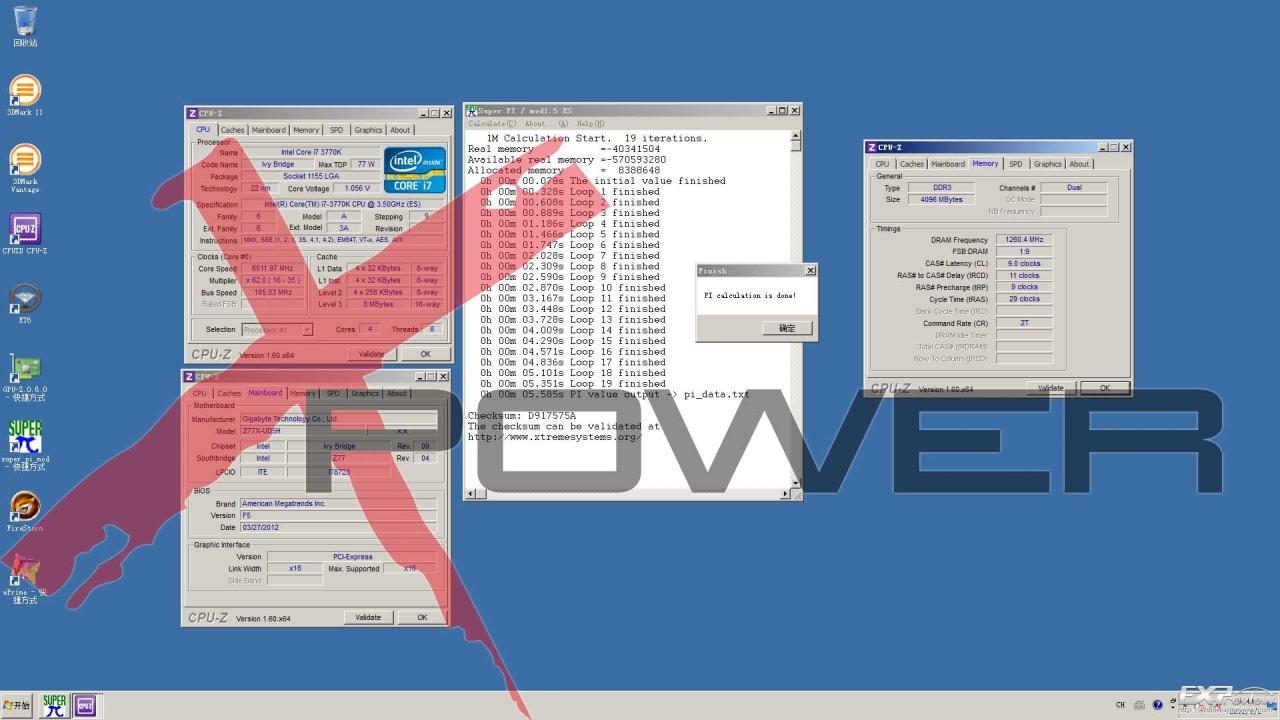 [18/04/2012] Core i7-3770K: 6,616 GHz mit Multi 63 erreicht (1)